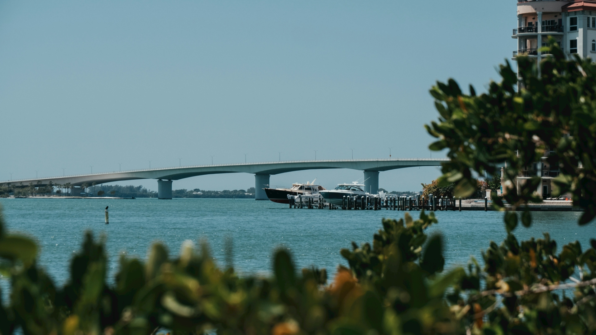 John Ringling Causeway bridge over Sarasota Bay